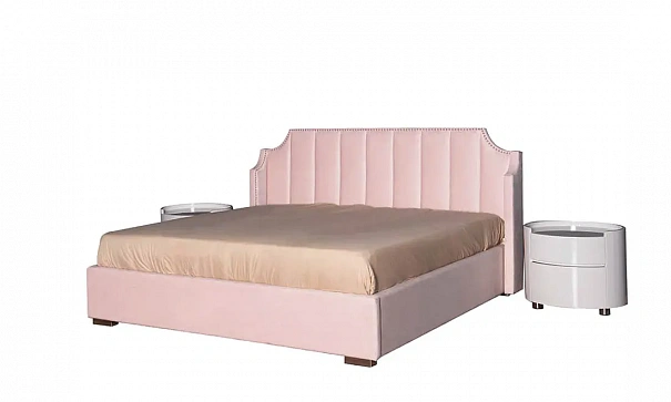 Кровать 1,8 Лилибет с подъемным механизмом 2040x2230x1135 пудра - 3d модель