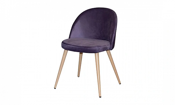 Стул Паркер металл сиденье ткань 490x545x750 фиолетовый - 3d модель