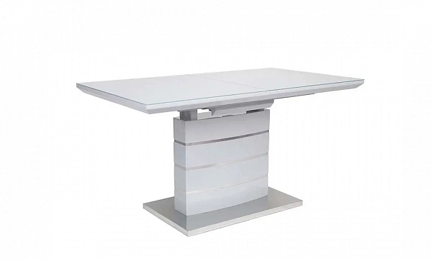 Стол Скайлайн обеденный раскладной 1200/1600х800х760 серый - 3d модель
