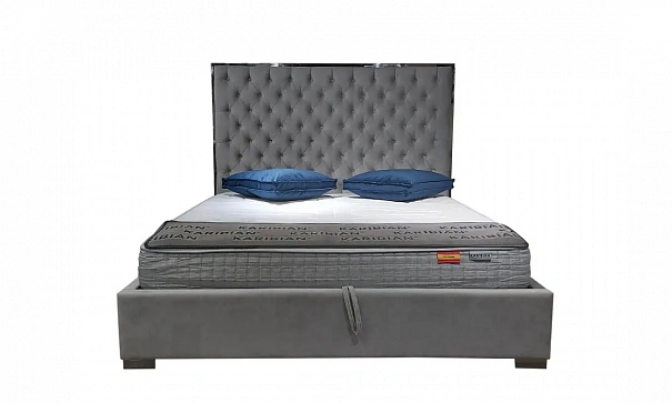 Кровать 1,8 Прима серая с подъемным механизмом - 3d модель