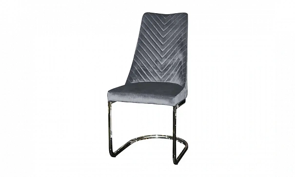 Стул Прайм металл сиденье ткань 480x600x965 серый - 3d модель